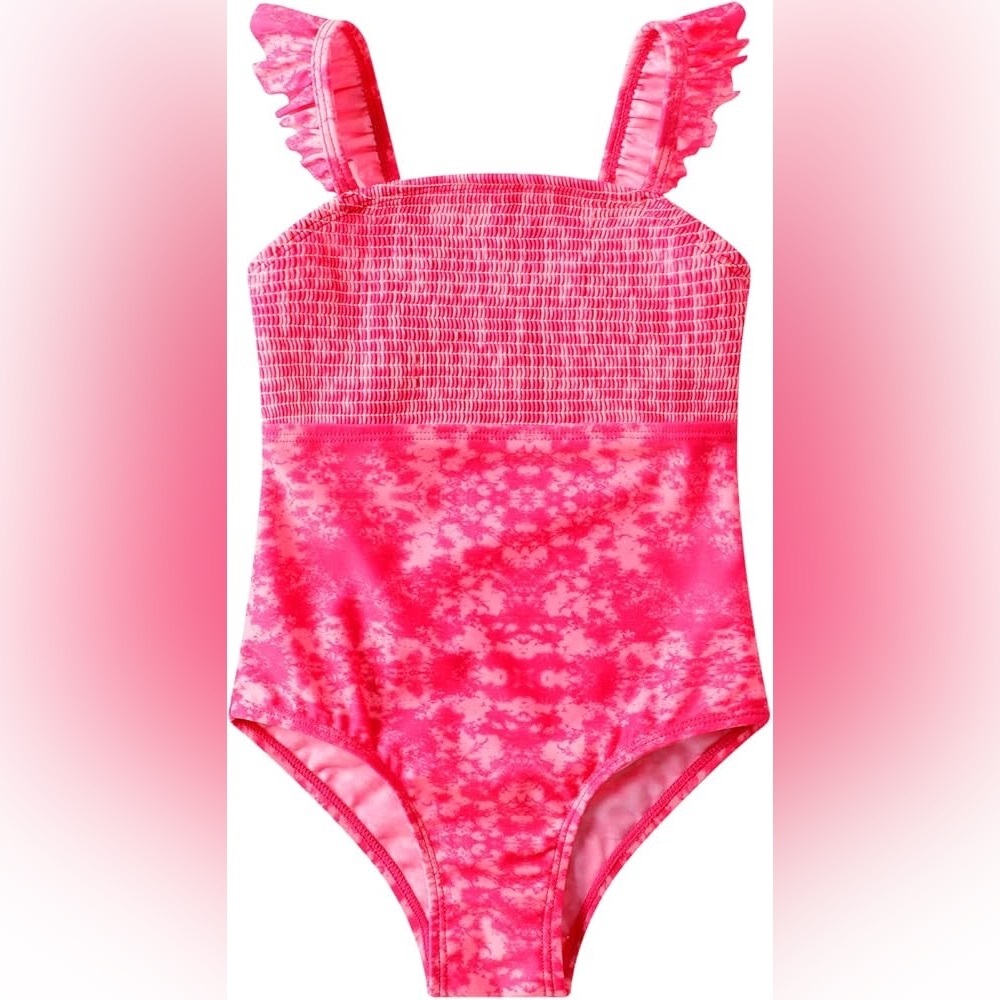 Tie-Dye One Piece Kids Swim